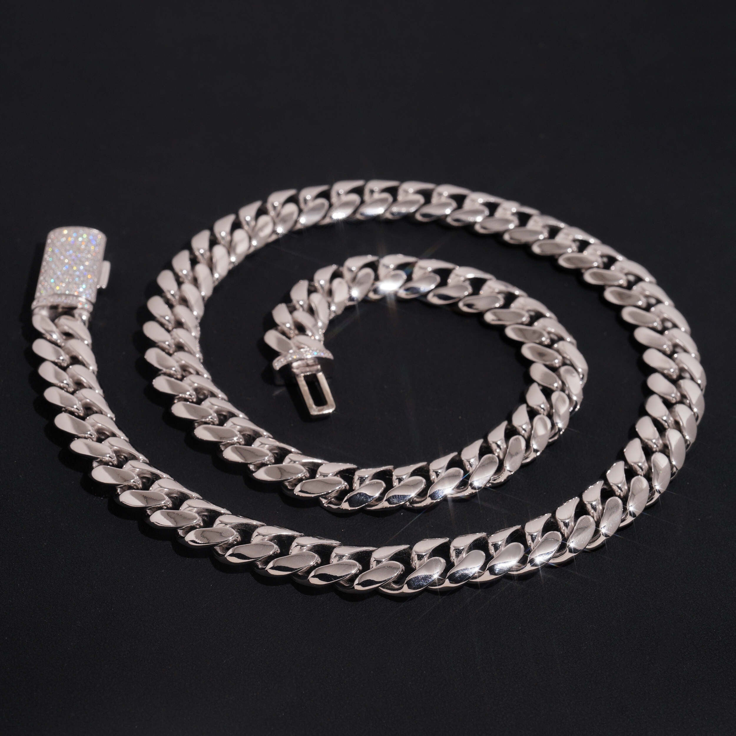 14MM Cuban Link Chain 14K Gold