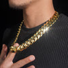 18MM Cuban Link Chain 10K Gold