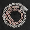 18MM Moissanite Miami Cuban Link Chain 14K Gold