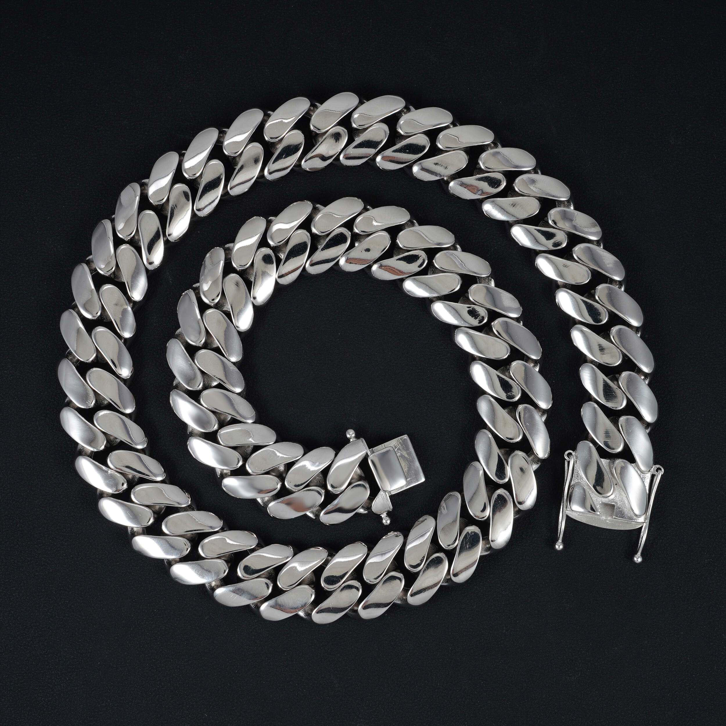 20MM Plain Cuban Link Chain 14K Gold