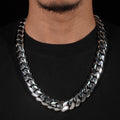 20MM Plain Cuban Link Chain 14K Gold