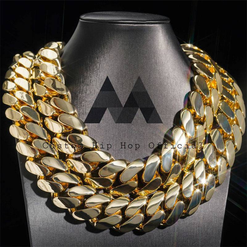 28MM Cuban Link Chain 14K Yellow Gold
