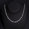 3.5mm lab grown diamond tennis necklace in 10K gold
