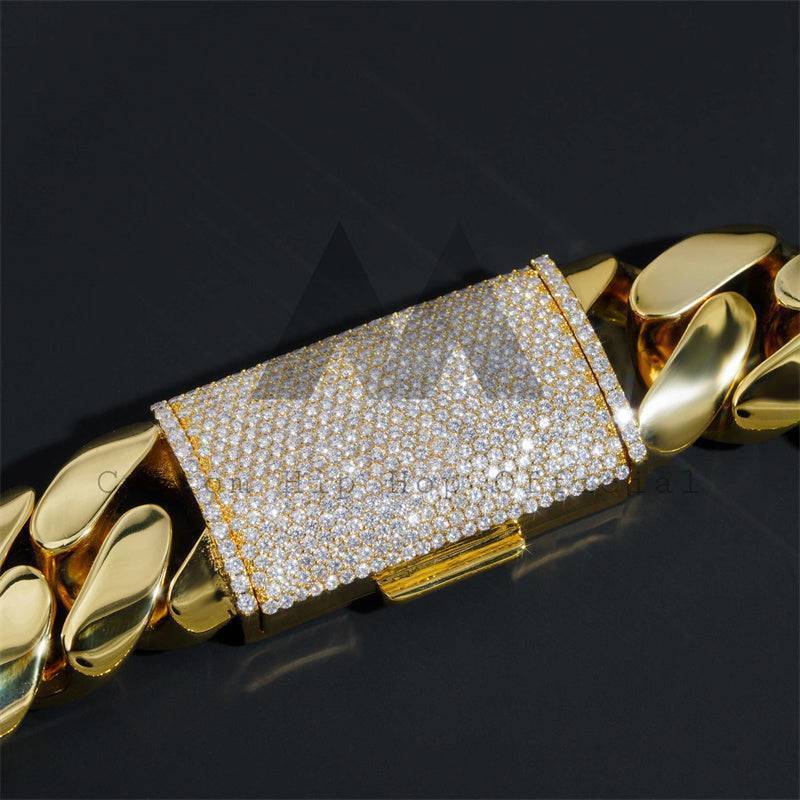 30MM Cuban Link Chain 14K Yellow Gold
