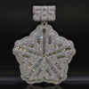 Custom Made 3inch Snowflake Iced Out Moissanite Pendant