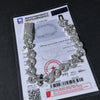925 Sterling Silver Lab Grown Diamond Infinity Bracelet 13MM