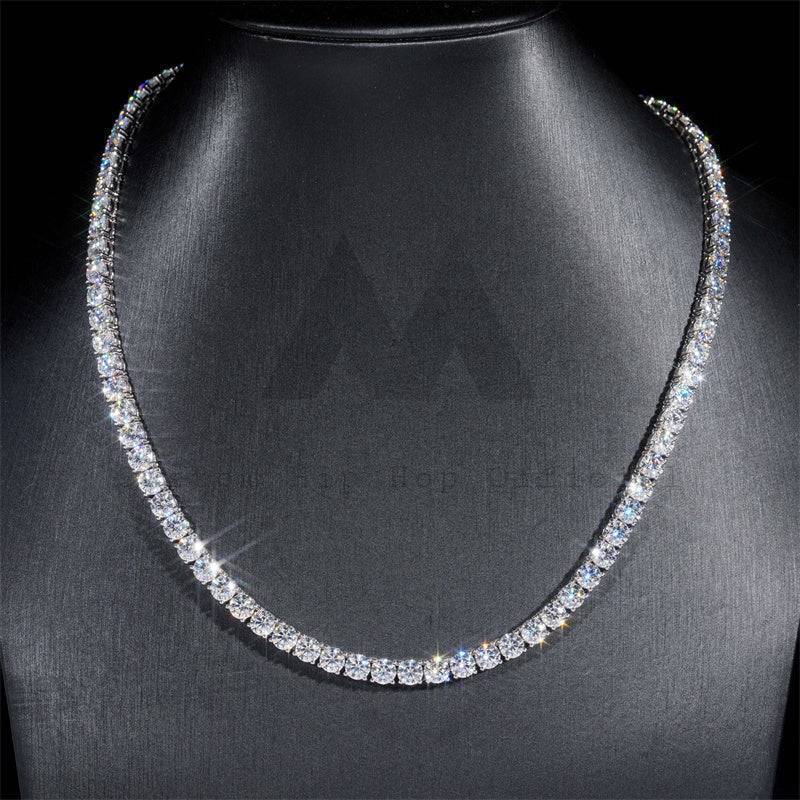 5MM Diamond Tennis Necklace 10K Gold