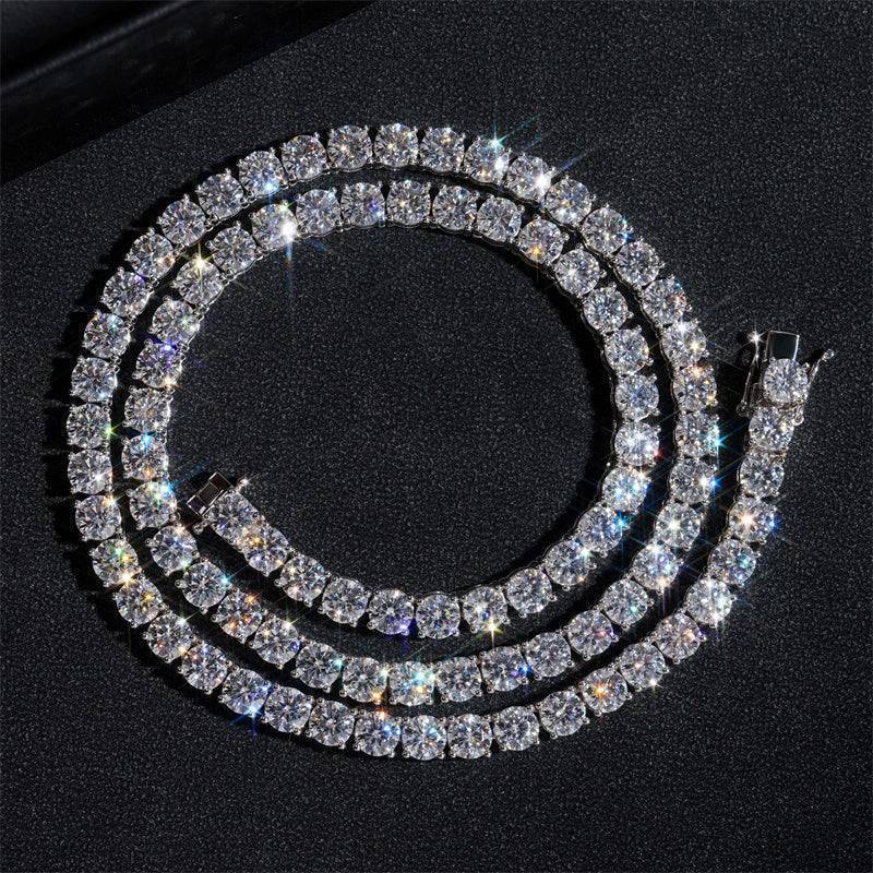 5MM Diamond Tennis Necklace 10K Gold
