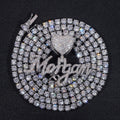 5MM Diamond Tennis Necklace 10K Gold
