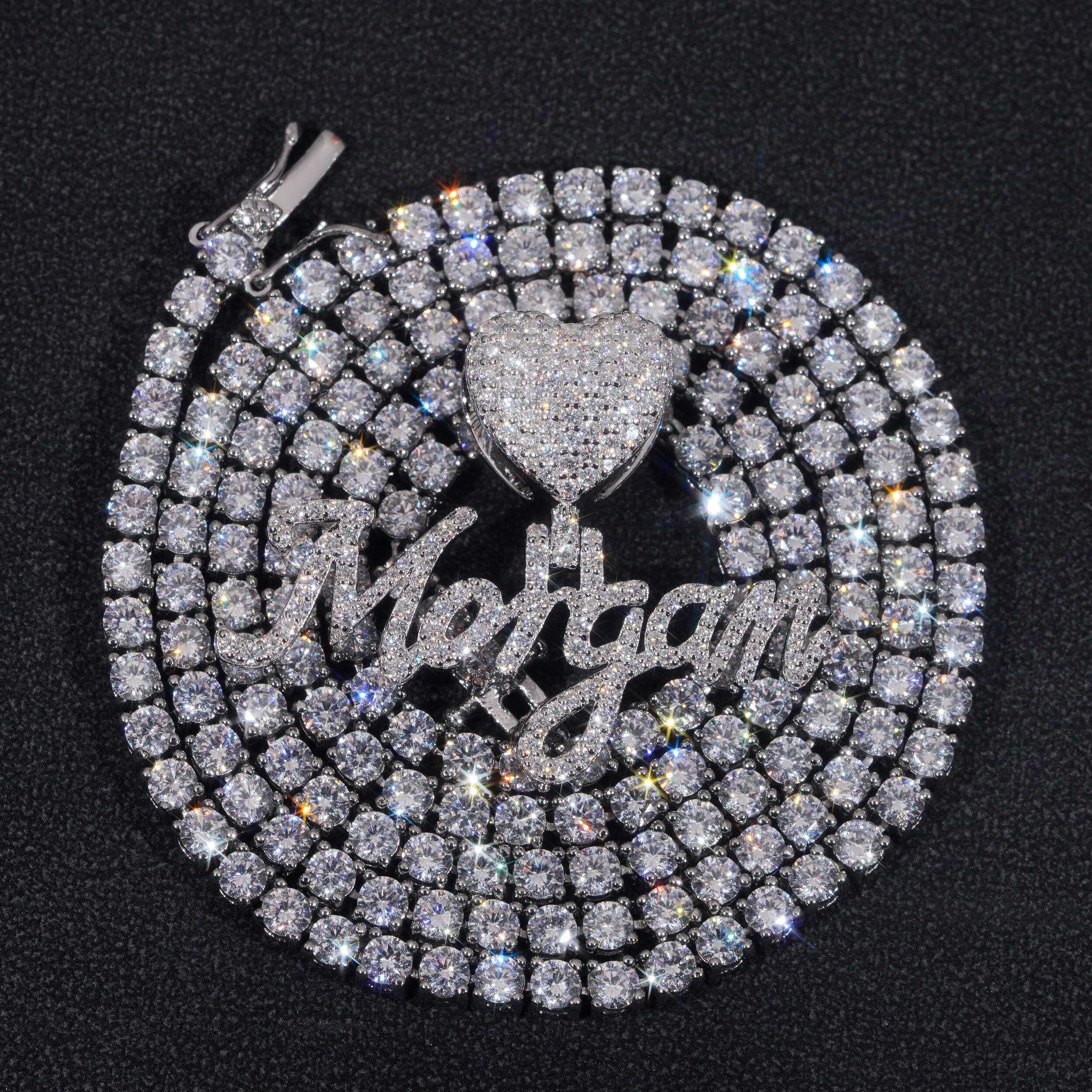 5MM Diamond Tennis Necklace 10K Gold