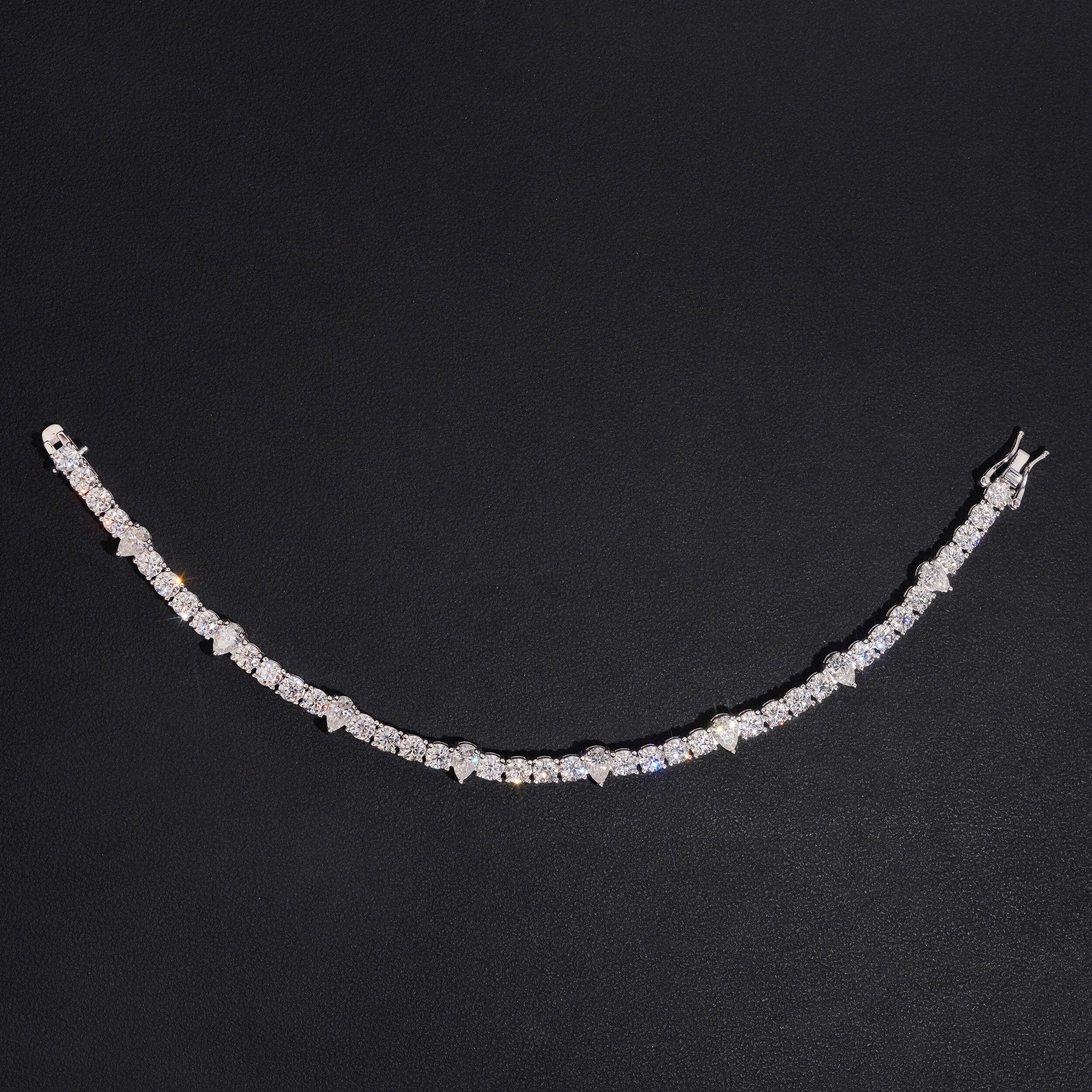 4MM Moissanite Diamond Tennis Bracelet Unisex
