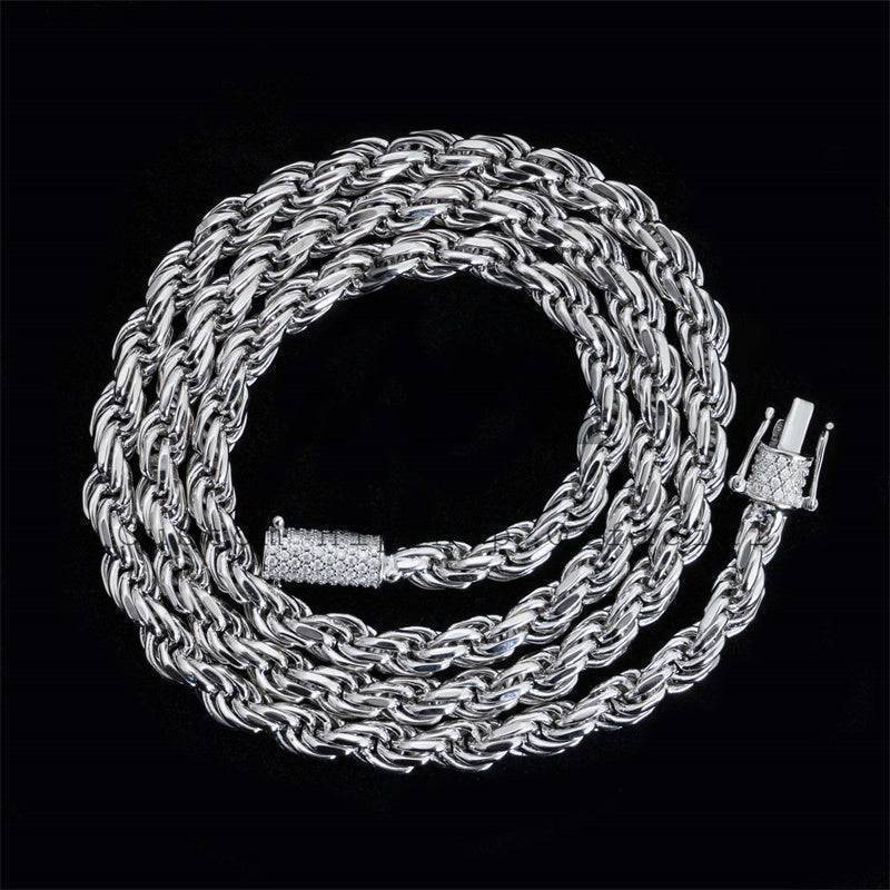 6MM Diamond Cut Rope Chain 10K Gold