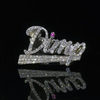 Custom Made Name Lab Grown Diamond Ring 925 Sterling Silver