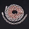 8MM Box Link Hermes Chain VVS Moissanite Hip Hop Jewelry For Men Solid Silver