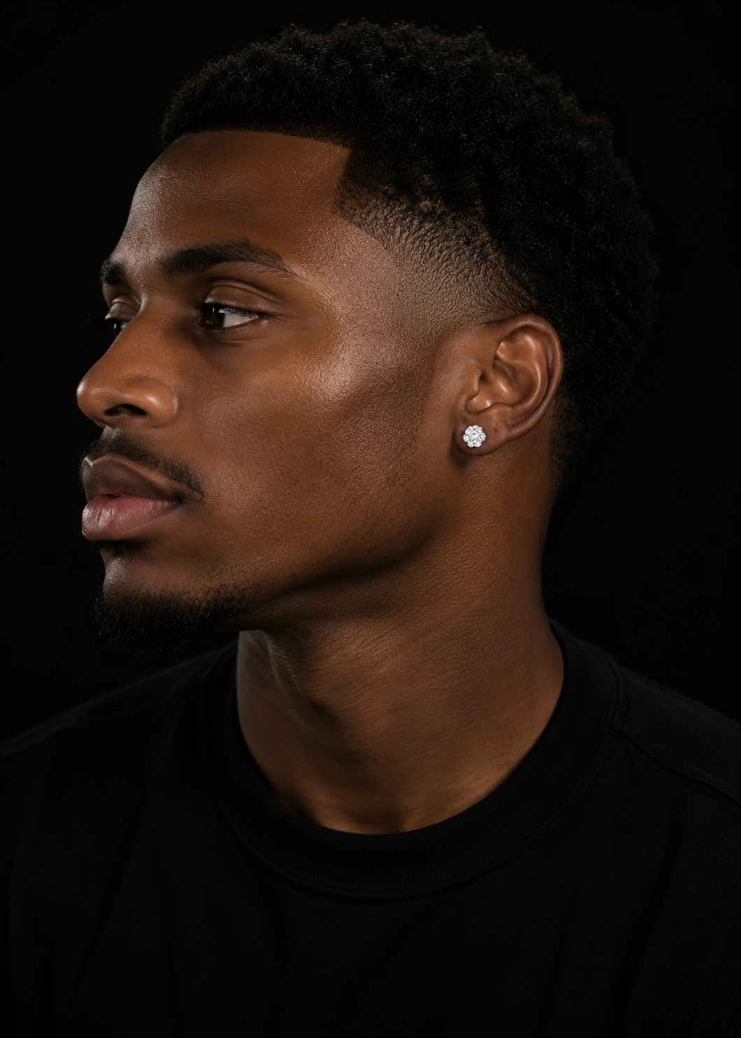 VVS Lab Grown Diamond Cluster Stud Earrings For Unisex
