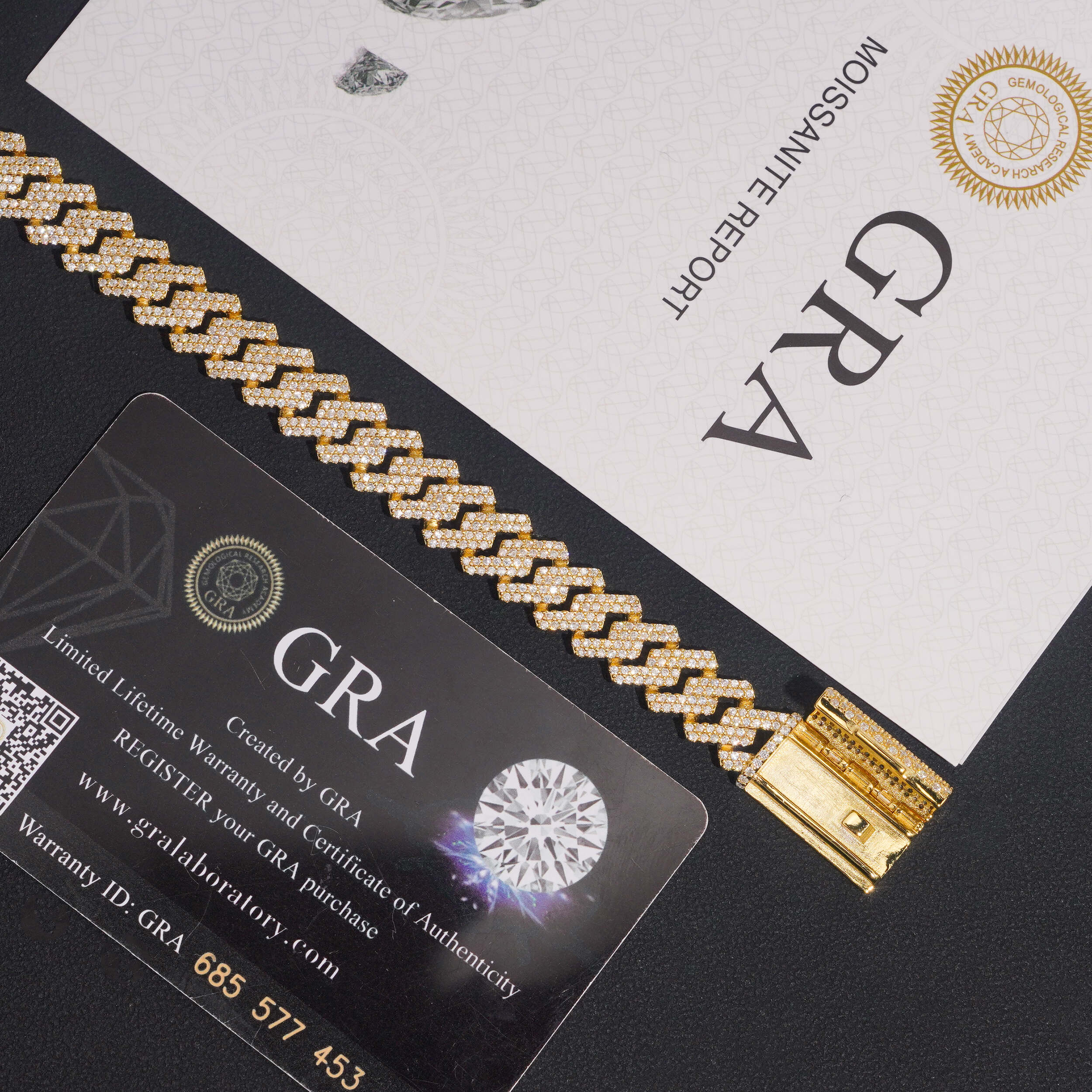 VVS Moissanite Diamond Cuban Chain Brass 10MM