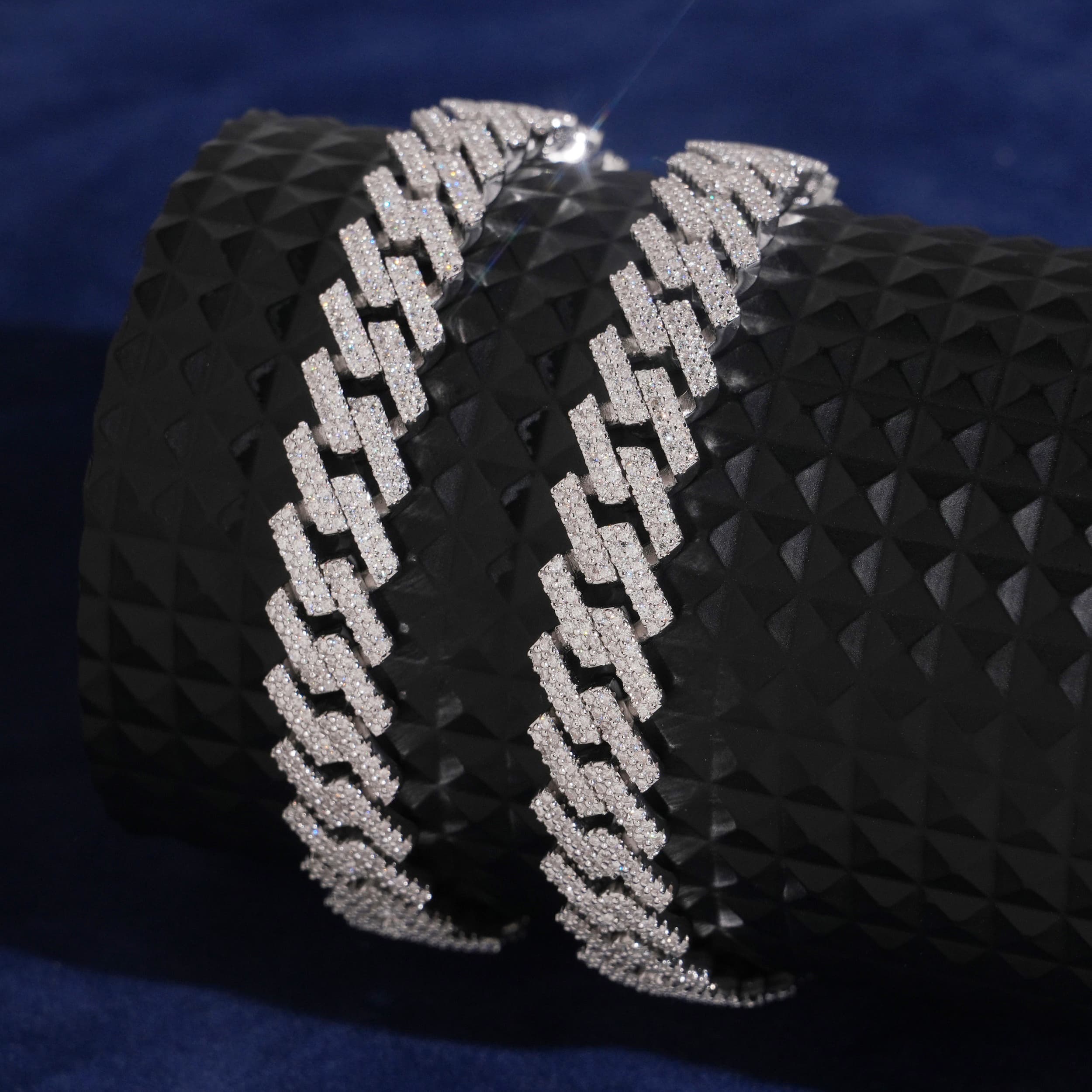 VVS Moissanite Diamond Cuban Chain Brass 10MM