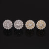 Iced Out VVS Lab Grown Diamond Men Stud Earrings 925 Silver