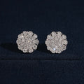 Cluster Flower VVS Lab Grown Diamond Stud Earrings