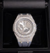 Moissanite Diamond G Shock Watch GA2100 Gray Band