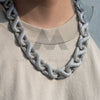 Iced Out Byzantine Link Chain with VVS Moissanite Diamonds, 925 Silver Hip Hop Jewelry1