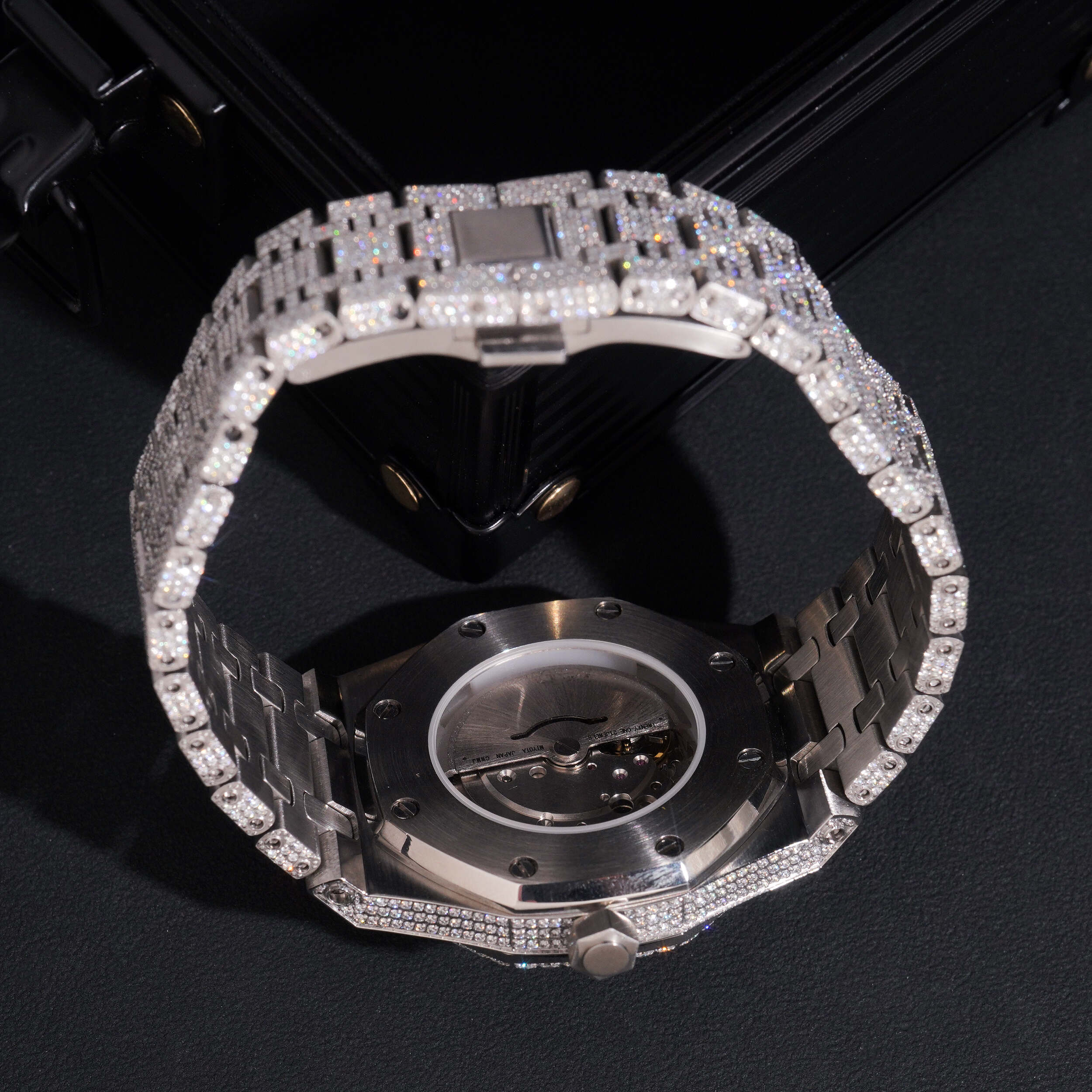 Moissanite Diamond Iced Out Buss Down Watch For Men