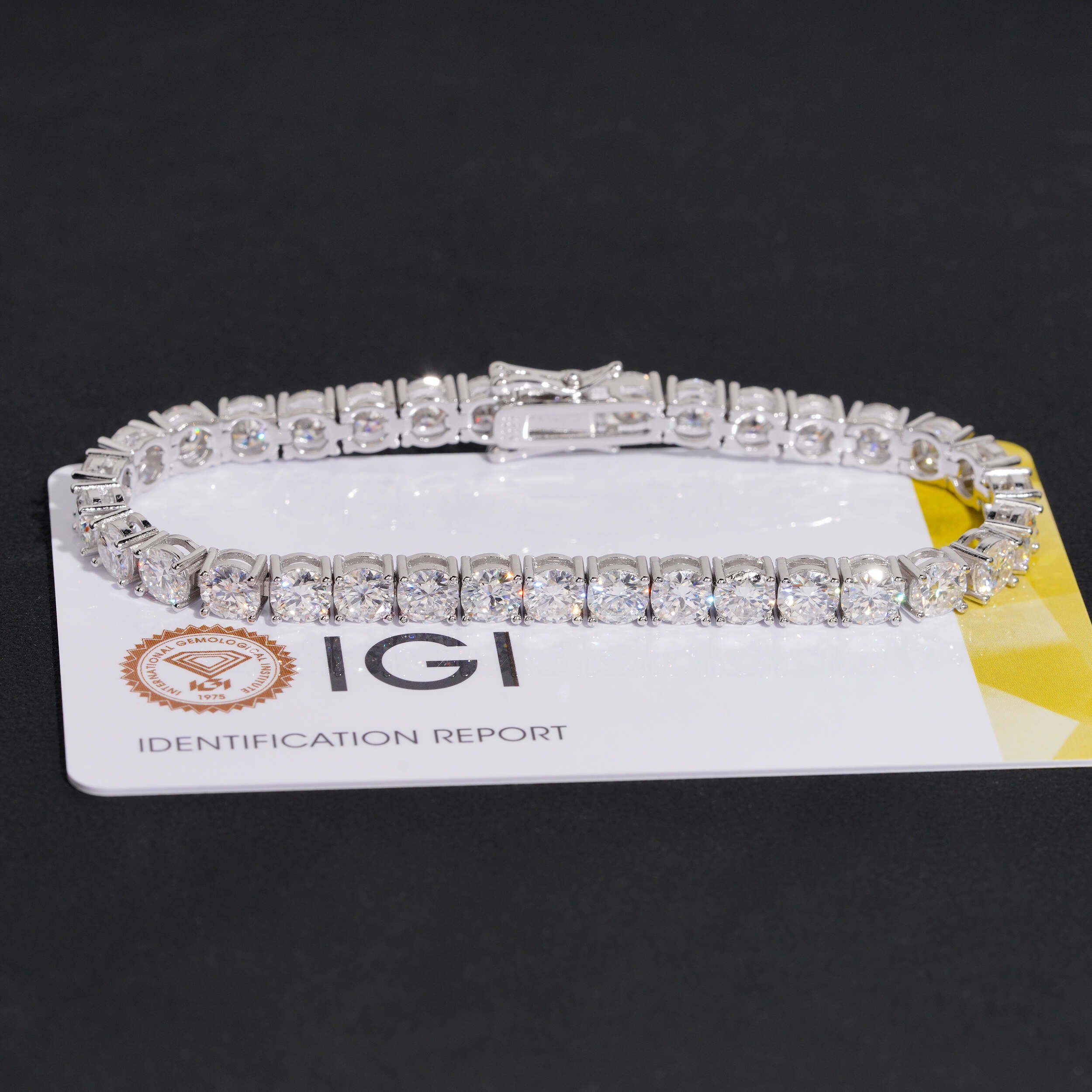 VVS Lab Diamond Tennis Bracelet 5MM IGI