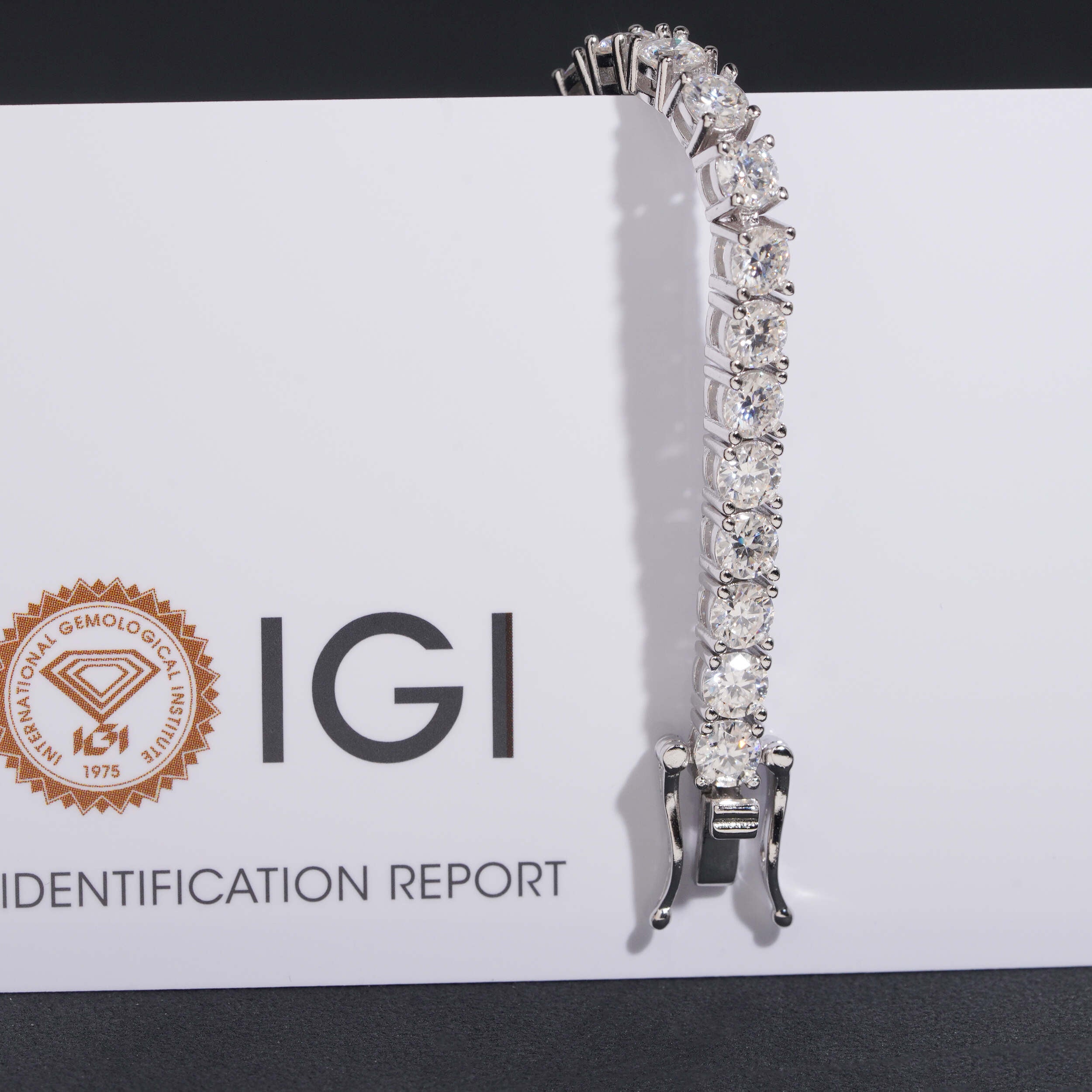 VVS Lab Diamond Tennis Bracelet 4MM 30 Pointer