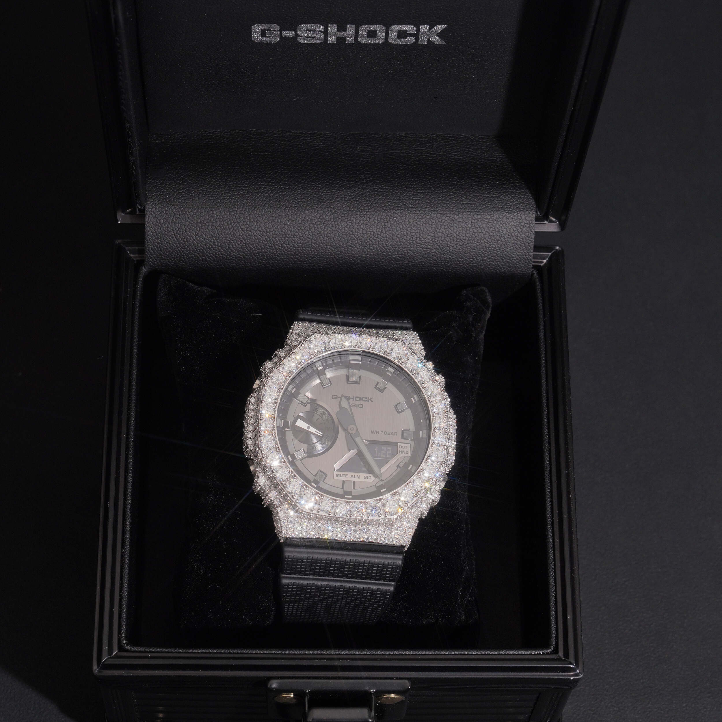 Iced Out Moissanite Diamond G Shock Watch GA2100