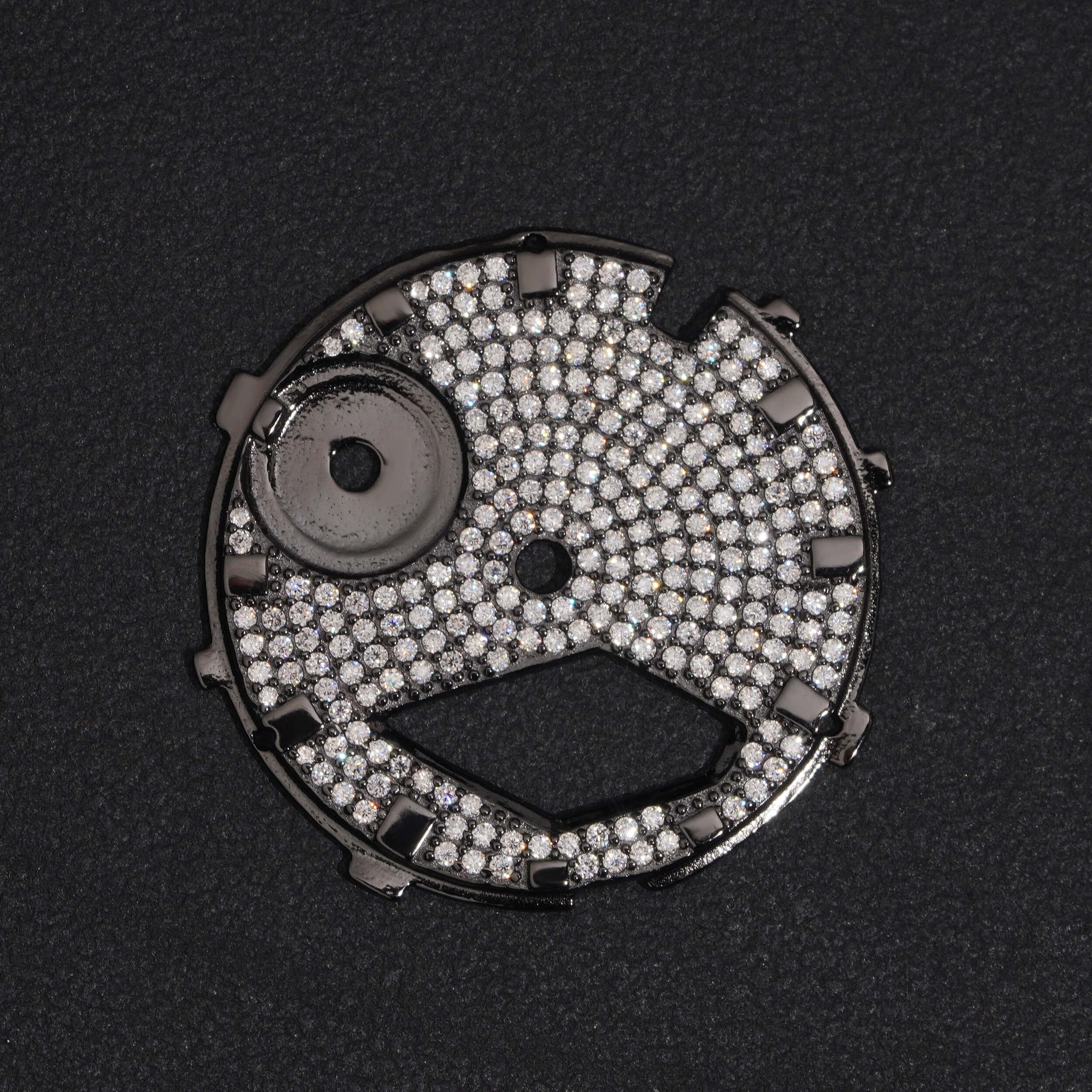 GA2100 Inside Iced Out Dial Moissanite Diamond G Shock