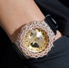 Rose Gold Moissanite Diamond G Shock Watch GA2100