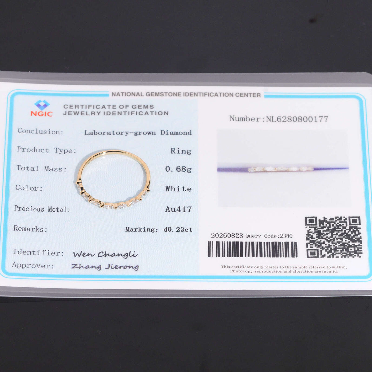 10K Yellow Gold Marquise Cut Lab Grown Diamond Eternity Ring Band