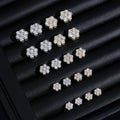 VVS Lab Grown Diamond Cluster Stud Earrings For Unisex
