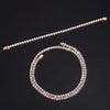 10K Real Yellow Gold VVS Moissanite Diamond Tennis Chain Bracelet 4MM