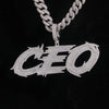 2.5Inch Iced Out Moissanite Diamond CEO Pendant