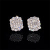 Rounx Mix Baguette Cut Moissanite Earrings For Unisex Iced Out Hip Hop Jewelry