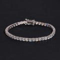 10K White Gold VVS Lab Grown Diamond Tennis Bracelet 3MM