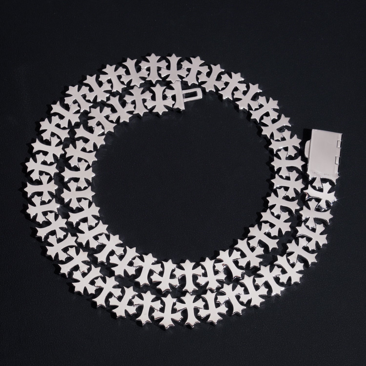 Sterling Silver 925 16MM Fully Iced VVS Moissanite LInk Hip Hop Chain Jewelry For Men Chrome Heart Style