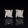 925 Sterling Silver Gra Certificated Iced Out VVS Moissanite Diamond Stud Earrings Hip Hop Jewelry