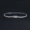 10K White Gold 2MM VVS Lab Diamond Tennis Bracelet