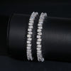 Pear Cut VVS Moissanite Tennis Bracelet 925 Silver