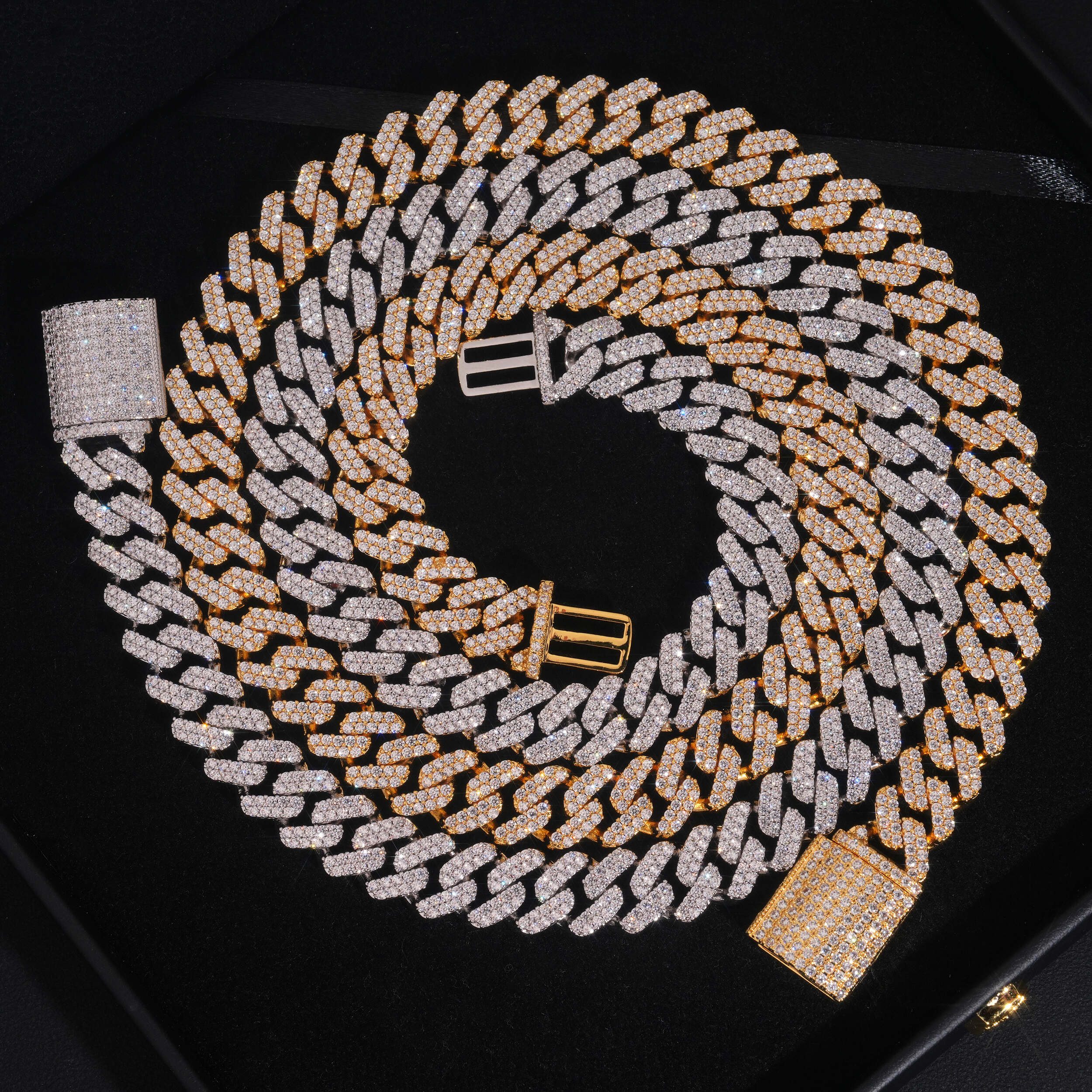 VVS CZ 13MM Cuban Link Chain Necklace
