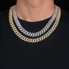 VVS CZ 13MM Cuban Link Chain Necklace