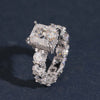 Radiant Cut Fully Iced Women Moissanite Diamond Ring
