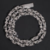 8MM Moissanite Diamond Rosary Ball Chain