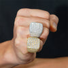 925 Sterling Silver Men's VVS Moissanite Diamond Ring Iced Out Hip Hop Jewelry