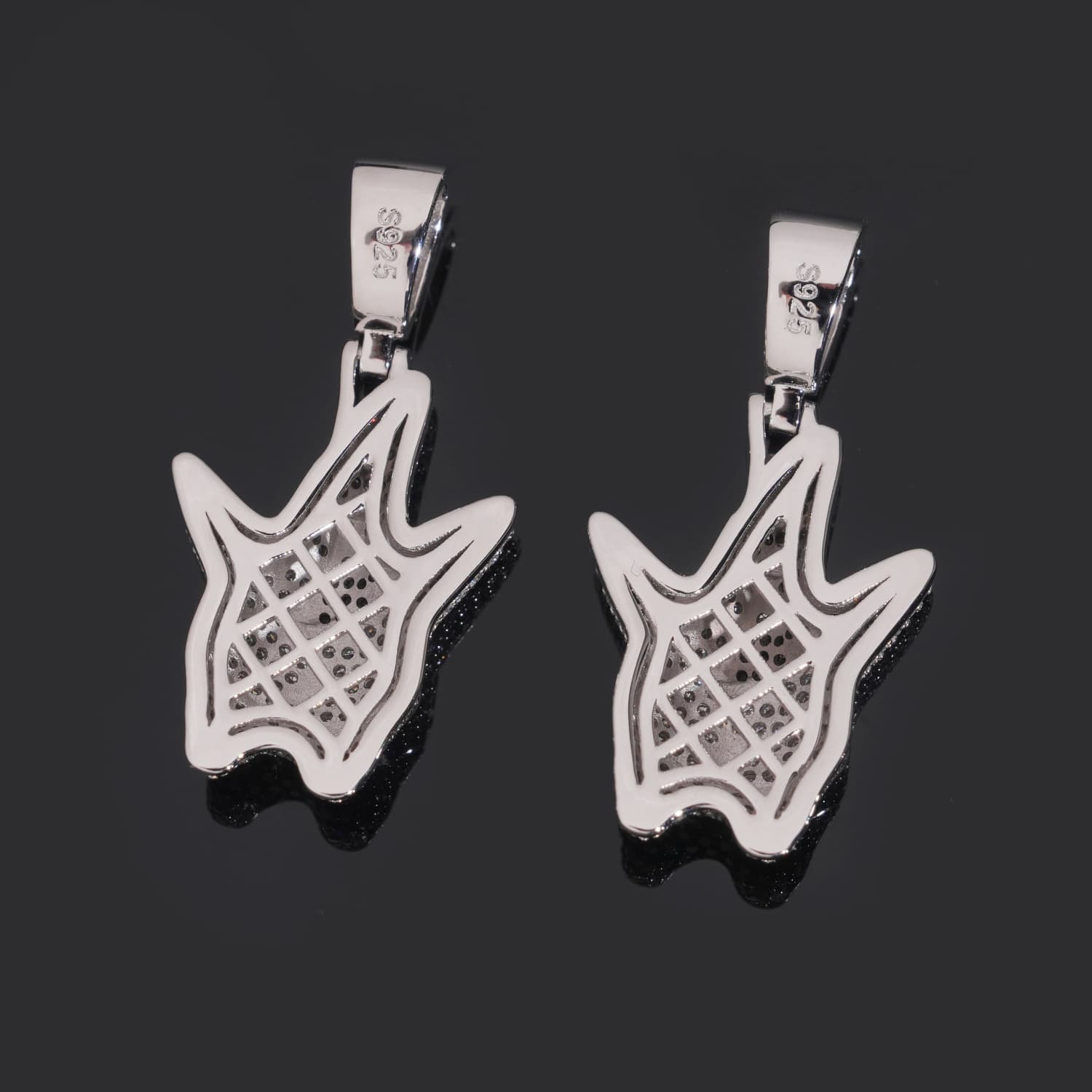 925 Sterling Silver Moissanite Diamond Patrick Star Pendant