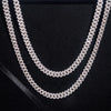 VVS Moissanite Diamond Cuban Chain Brass 8MM