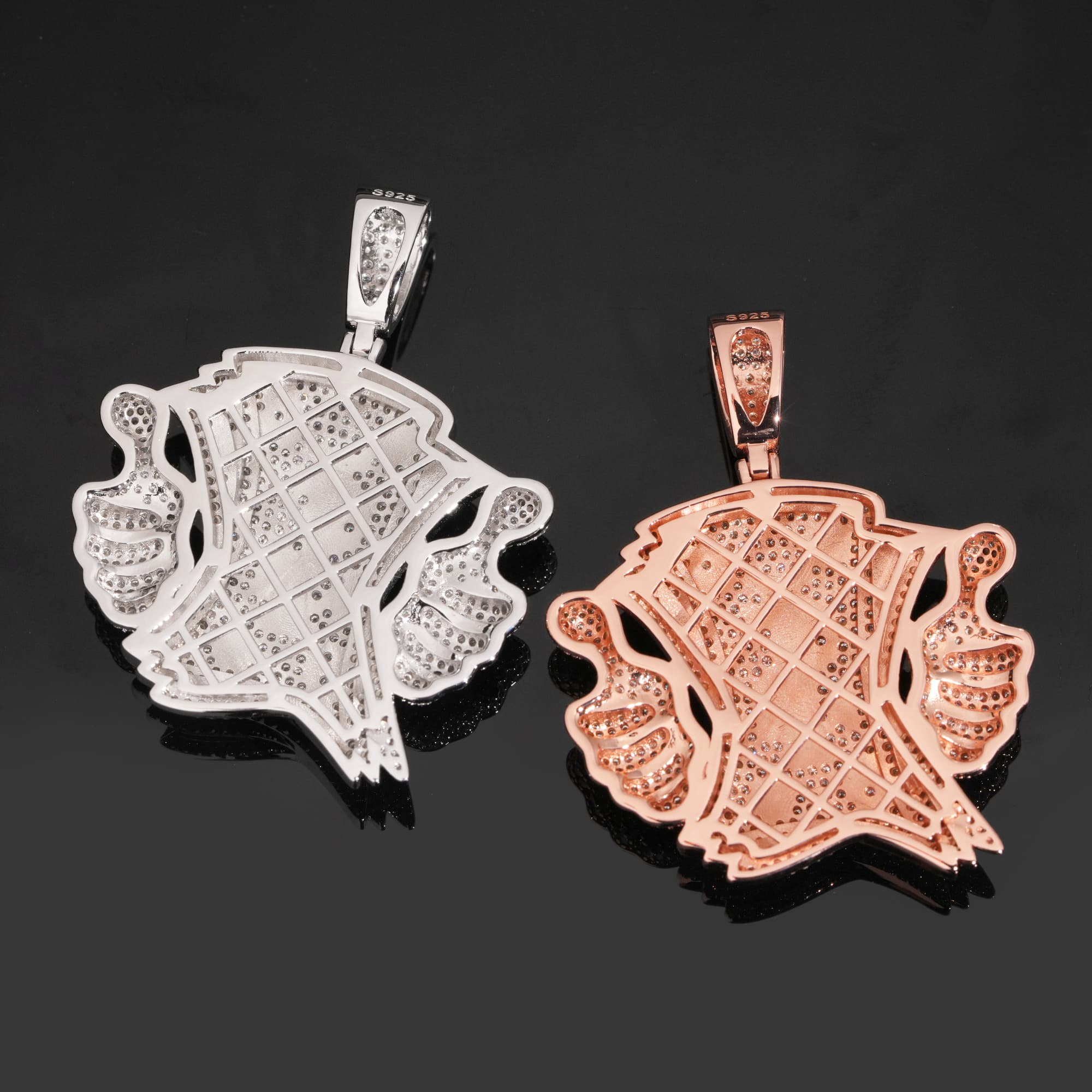 Moissanite Diamond Iced Out Hip Hop Dollar Bill Sign Pendant