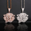 Moissanite Diamond Iced Out Hip Hop Dollar Bill Sign Pendant